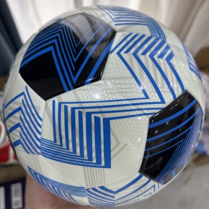 Ballon de football à prix avantageux, thermocollé, en cuir PU de haute qualité, taille 5, logo personnalisé, pour match officiel - Product Image 5