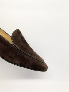 Mocassins de <span class=keywords><strong>luxe</strong></span> en daim italien pour <span class=keywords><strong>femme</strong></span>, bout carré, couleur unie, décontractés, légers, semelle antidérapante, à enfiler, écologiques, automne - Product Image 2