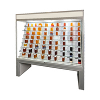 LED Glas vitrine Action figur Vitrinen Glas würfel Design für Sammlerstücke