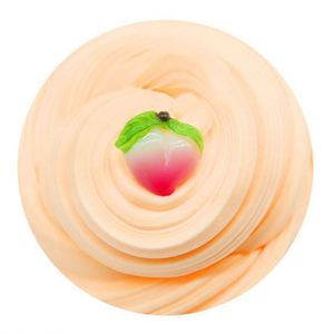 Toysrunner <b>Polymer</b> Clay Polimer Clay Slime Mud Cotton Mud Slime 200ml Peach Slime - Product Image 5