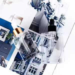 in Stock Essential Oil Perfume <b>Bottle</b> 15ml 30ml 50ml 100ml Clear Square <b>Glass</b> Dropper <b>Bottle</b> With Dropper - Product Image 4