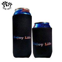 Porte-bouteille isotherme vierge de haute qualité pour sublimation, manchon en néoprène imprimé pour canettes et bouteilles de bière, idéal pour les pubs