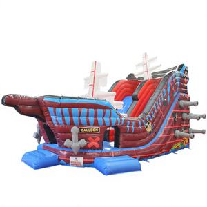 Grand Bateau de Guerre Commercial d'Extérieur pour Adultes et Enfants avec Double Piste, Idéal pour Centres Commerciaux et Jardins - Product Image 1