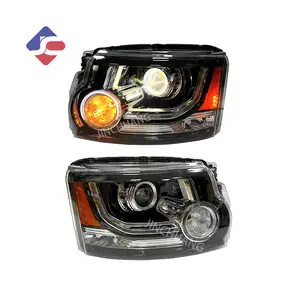 Lampu depan mobil edisi US penemuan 4 lampu depan LED cocok untuk lampu depan Hernia versi Amerika Land rover 2014-2015