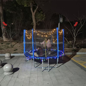 2025 loại mới Trampoline Bungee Trampoline Bungee với bánh xe cho trẻ em hạnh phúc nhảy Trampoline để bán - Product Image 3