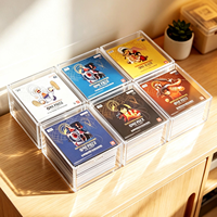 Boîte de présentation magnétique en acrylique anti-UV pour une boîte de boosters OPCG One Piece, résistante à la poussière et à l'humidité, protection pour collectionneur de cartes TCG