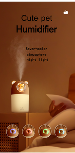 Purificador de Aire y Humidificador, <span class=keywords><strong>Mini</strong></span> Humidificador Difusor, Tanque de Agua Grande, Humidificador Ultrasónico Inteligente Comercial, Purificador de Aire - Product Image 5