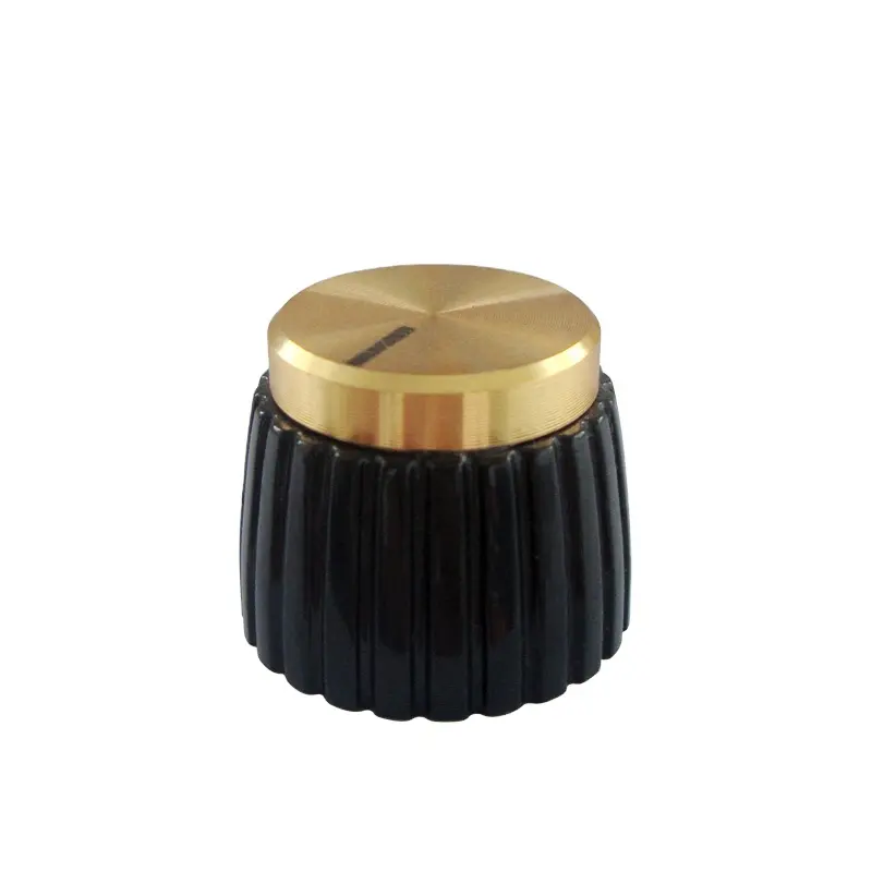 1081 Luxury aluminum plastic Marshall audio control knurled brass guitar knob