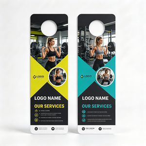 Letreros de PVC Personalizados de Alta Calidad para Puertas, Impresión de Plástico para Hoteles y Oficinas, Etiquetas para Colgar Ropa, Venta al Por Mayor - Product Image 1