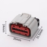 Conector de coche de 18 orificios 1488533-6 Conector de enchufe de medidor de flujo de aire Funda que incluye el terminal de DJ7182B-1-21
