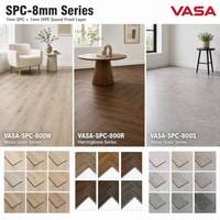 Suelos de Vinilo SPC Impermeables para Oficina en Casa, Tablones con Base de 4mm, 6mm, 8mm, Baldosas de PVC, Suelos SPC de Plástico para Interiores