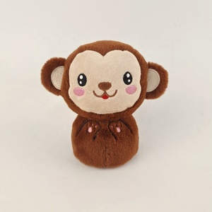 Logo personalizzato Mini 14cm coniglio Panda piccola volpe di plastica giocattolo di peluche schermo che pulisce tasca ornamenti decorativi per la casa per il compleanno - Product Image 3