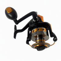 Moulinet de pêche spinning taille 6000 grande capacité rapport de réduction 4.1 bobine en aluminium 3 roulements à billes eau salée surf bateau vente en gros
