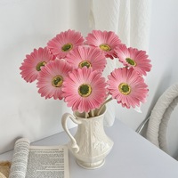 Bunga Gerbera Daisy Buatan Tiruan Lintas Negara, Teknik Semi-manual Semi-mekanis, Dekorasi Rumah Ruang Tamu