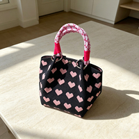 Bolso Tote Tejido con Doble Asa, Estilo Versátil para Llevar al Hombro, Bolso de Mano con Cierre Magnético para Atuendos Casuales de Calle y Fin de Semana