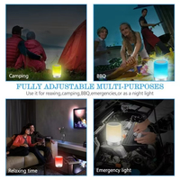 Portable Smart Touch sans fil bleu dent haut-parleur lecteur Led coloré veilleuse Table de chevet lampe Support Tf carte Aux avec micro