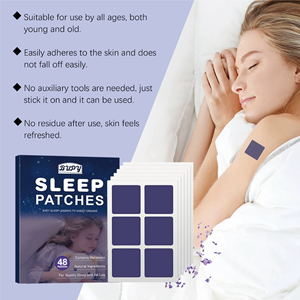 Patchs de Sommeil Profond à Base de Plantes pour le Soutien du Sommeil, Libération Prolongée, Bonne Santé, Patchs Buccaux, Nasaux et Corporels - Product Image 4