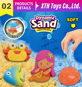 Nouveaux trésors de sirène jouer du sable bricolage espace magique sable avec des <span class=keywords><strong>animaux</strong></span> marins moule accessoires sable sensoriel activité jouets pour enfants - Product Image 4