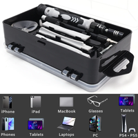 Mini kit d'outils de réparation magnétique de précision 115-en-1 avec 98 bits pour téléphone, montre, ordinateur portable et appareil photo électronique