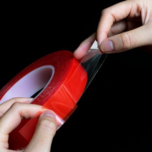 Nhiệt độ cao chịu nhiệt Red <span class=keywords><strong>PE</strong></span> phát hành lót rõ ràng trong suốt Polyester Pet phim gắn hai mặt băng dính - Product Image 6