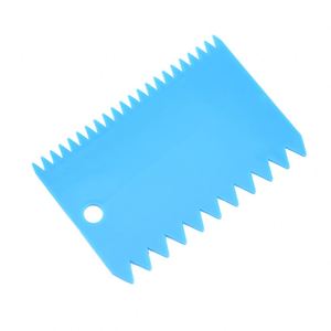 Custom Wholesale High Quality 3 Peces Set Blue Plastic Dough Scraper and Cream Smooth <b>Cake</b> Spatula - Product Image 4