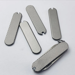Özel yüzey EDC İsviçre bıçak ölçekler aksesuarları dayanıklı kaymaz kesici ölçekler titanyum bıçak ölçekler - Product Image 4