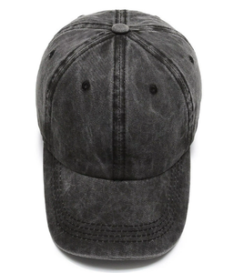 OEM仿旧棒球帽无结构棉水洗爸爸帽街复古运动Gorras弧形复古无结构运动帽 - Product Image 3