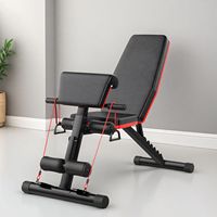 Chaise de fitness multifonctionnelle pour la maison, avec planche d'exercice dorsale, design 'oiseau volant', banc d'haltères et équipement d'exercice pour sit-ups et press