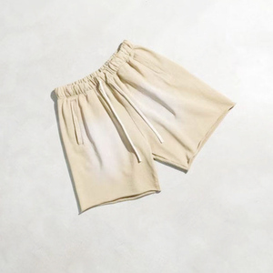 Pantaloncini da spiaggia estivi in stile Casual da uomo all'ingrosso Shorts larghi e lavati con acido da uomo - Product Image 3