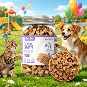 Friandises lyophilisées pour chiens en gros d'usine : poulet, canard, foie <span class=keywords><strong>de</strong></span> bœuf – Protéines <span class=keywords><strong>de</strong></span> haute qualité, sans additifs, prévention <span class=keywords><strong>de</strong></span> l'anémie - Product Image 1