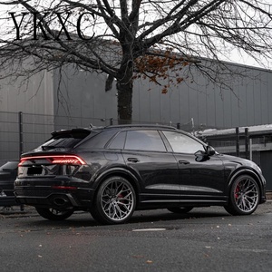 Cerchi in Alluminio Forgiato Monoblocco Ykxc per C8 <span class=keywords><strong>Corvette</strong></span> Supra Audi Mustang - Argento/Nero 5x114.3/130/120/112 PCD - Product Image 3