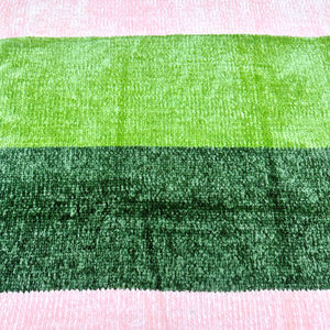 Nhà Máy Trực Tiếp Tùy Chỉnh Thiết Kế Logo Mới In Chenille Màu Sọc Ném Chăn Mềm Thân Thiện Với Môi 100% Polyester Giường Chăn - Product Image 3