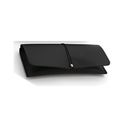 Étui à lunettes haut de gamme et portable, emballage en cuir anti-pression pour lunettes de vue, boîte à lunettes de soleil de luxe, emballage de boîte à lunettes de soleil