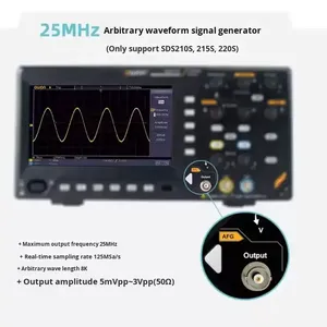 Osciloscopio Digital Multifuncional Lilliput SDS210, Rango de Frecuencia 100MHz-200MHz, Frecuencia de Muestreo 1GSa/s, Resolución de 14 bits, 1 Año de Garantía - Product Image 5