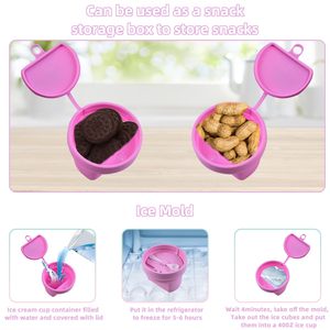 Contenants à crème glacée pour moule à glace Stanley Cup, moules à crème glacée en silicone réutilisables, plateau compatible avec le gobelet Stanley 40 oz - Product Image 3