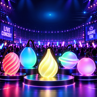 Ballon lumineux LED personnalisé avec logo, changeant de couleur, jouet lumineux pour enfants, discothèque, carnaval, Halloween, festival, activation de marque, événement