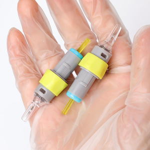 Cartuchos de aguja de tatuaje de repisa de dedo de goma desechable éxito de ventas clásico de fábrica OEM para estudio de artistas profesionales - Product Image 6