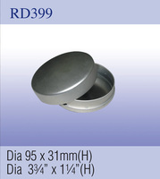 Boîte cosmétique en fer blanc - Rangement protecteur pour déodorant, baume, parfum, cire capillaire - Contenant de maquillage durable avec fermeture sécurisée