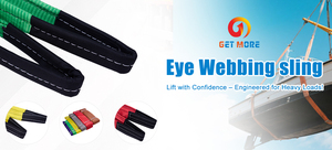 リフティングスリングヘビーデューティアイリフティングストラップリフティングベルト1000kg 2000kg 3000kg 4000kg容量リフティングストラップリギングWebスリング - Product Image 3