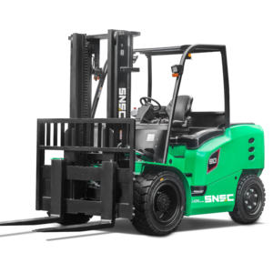 Slimme, zware, geautomatiseerde elektrische vorkheftrucks van 6-10 ton met lithium-batterij en massieve banden te koop - Product Image 6