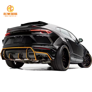 Kit Carrozzeria in Fibra di Carbonio Stile V per <span class=keywords><strong>Lamborghini</strong></span> Urus: Labbro Anteriore, Minigonne Laterali, Diffusore e Spoiler - Product Image 3