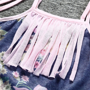 Baju monyet bayi perempuan lucu, pakaian katun baju monyet bayi baru lahir Bodysuit balita Jumpsuit musim panas pakaian bayi perempuan tanpa lengan - Product Image 3