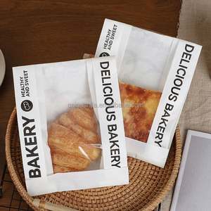 Sac à pain en papier kraft écologique réutilisable avec logo personnalisé imprimé - Product Image 4