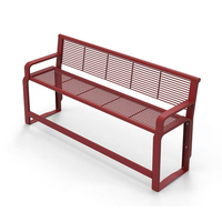 Bancs de jardin en gros pour les vacances et les loisirs en plein air, style européen, bancs verts pour les parcs, les cours et les places