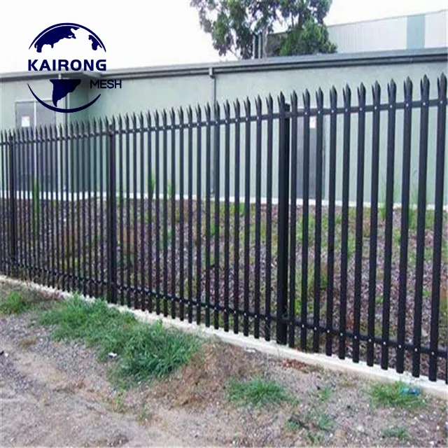 China Manufacturer Europe Style Fencing Colorful W Section Palisade Fence