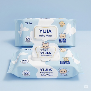 Tùy Chỉnh Mềm Chăm Sóc Hương Thơm Miễn Phí Trẻ Sơ Sinh Tinh Khiết Nước Ướt Lau Spunlace Tự Nhiên Phân Hủy Sinh Học Bé Khăn Lau Nhẹ Nhàng Làm Sạch Bảo Vệ - Product Image 3