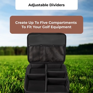 Caja Organizadora Impermeable Grande para Golf, Bolsa para Maletero de Auto para Zapatos, Pelotas, Tees, Ropa, Guantes - Hecha de Poliéster 600D - Product Image 6