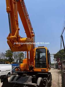 Excavadora de cadenas HYUNDAI 210w-7 de 20 toneladas usada en stock con componentes de caja de cambios y rodamientos 215-7 215VS - Product Image 4