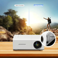 Proyector al por mayor soporte 1080P Lcd pequeño proyector portátil Home Theate Mini proyector