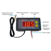 H56TR Interrupteur de contrôle de température thermostat numérique haute température Régulateur de température à affichage numérique réglable